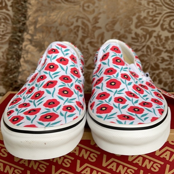 Vans Classic Slip-On Flowers/True White WMNS - Picture 13 of 16